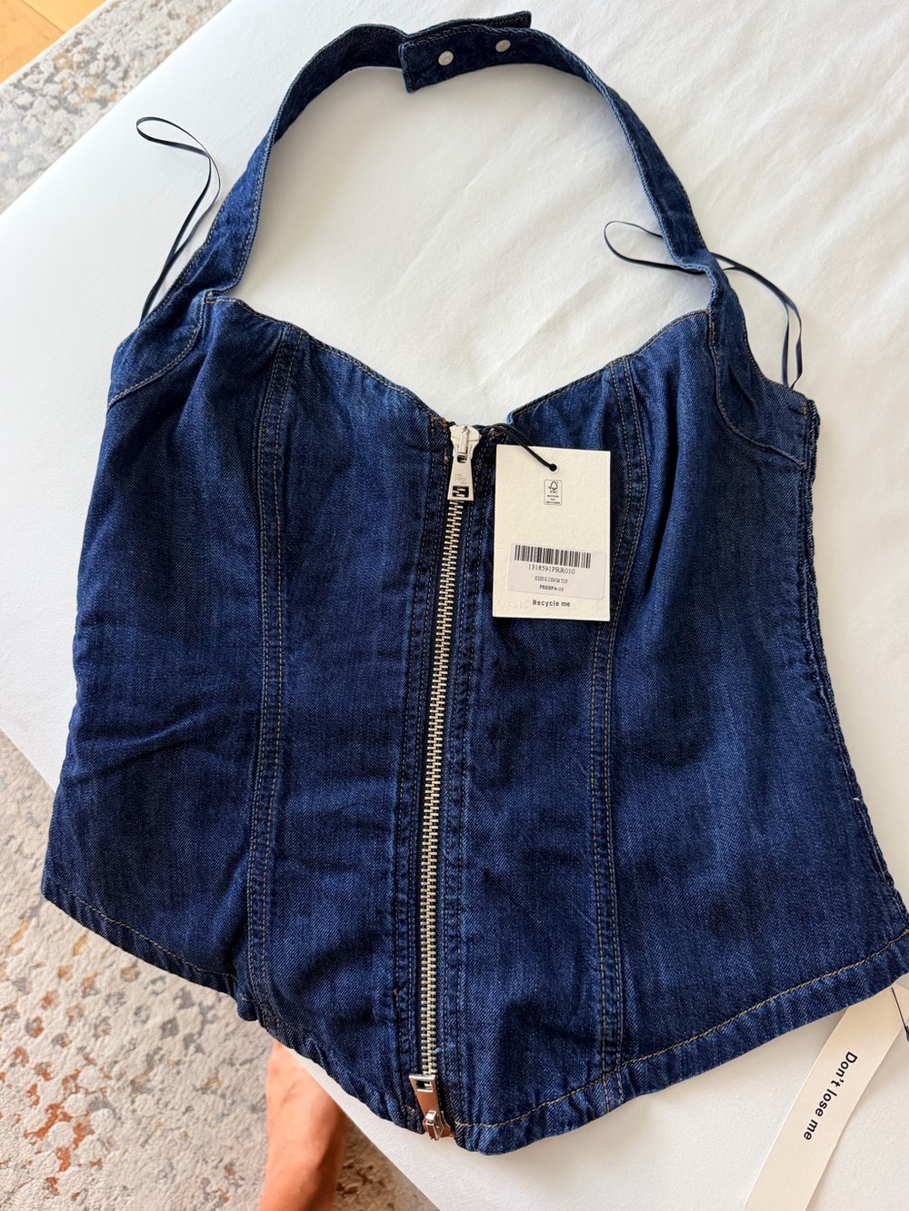 Reformation Kessie Denim Top - Picture 5 of 6